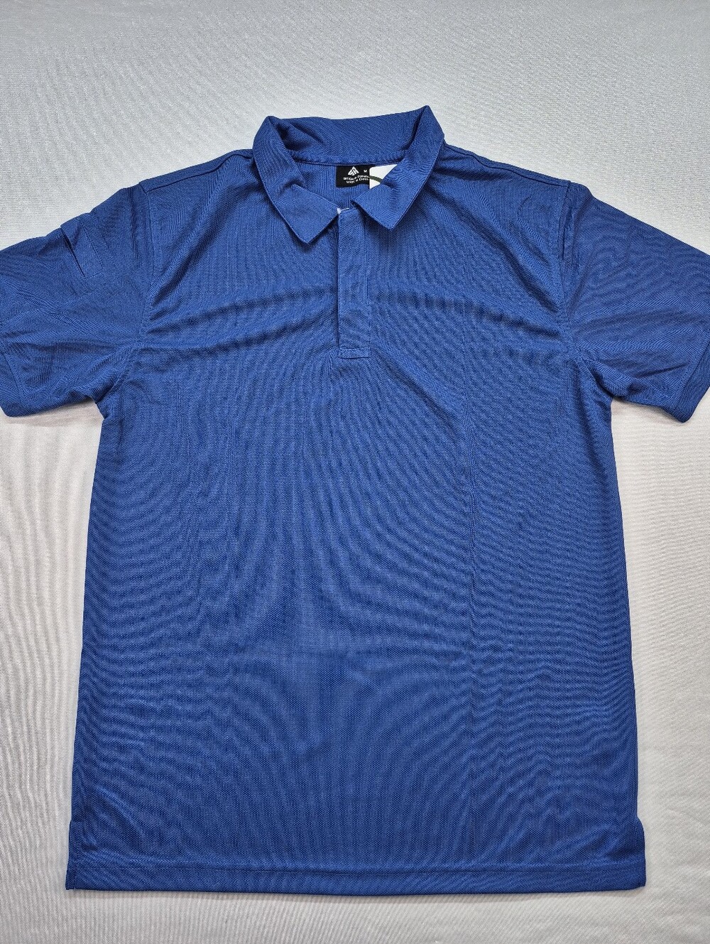 Zity Polo Shirt Men's Med Cobalt Blue Moisture Temperature Control NWT